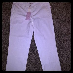 White Ankle length pants